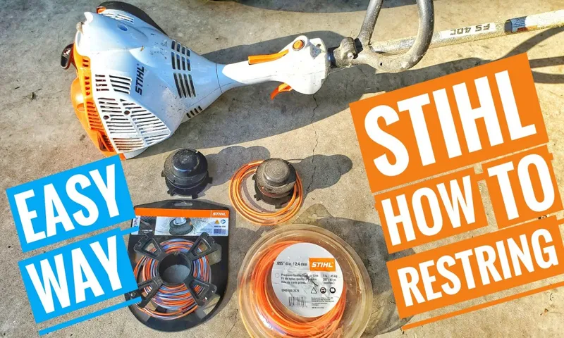 how do i restring my stihl weed eater