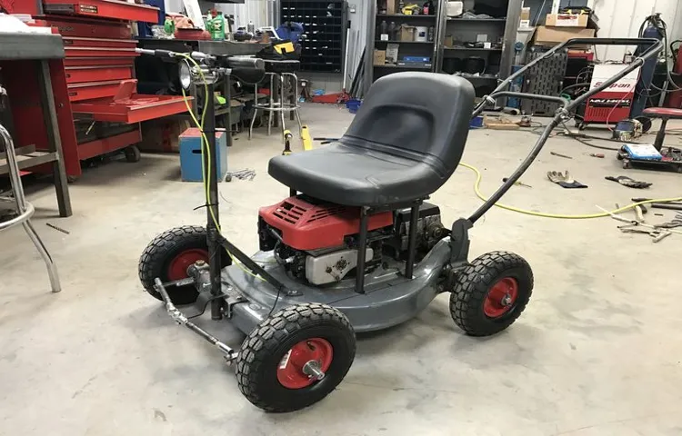 how to build a lawn mower go kart
