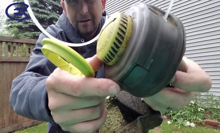 how to change spool on homelite weed eater