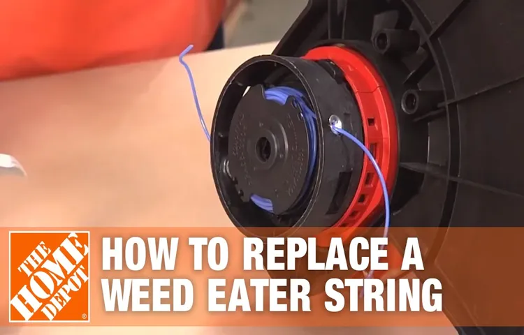 how to change string on craftsman weed eater