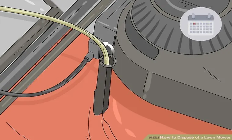 how to dispose lawn mower