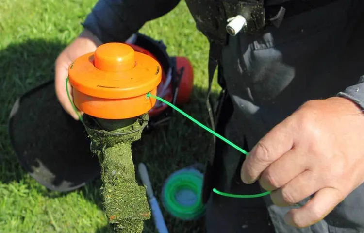 how to put line in echo weed eater