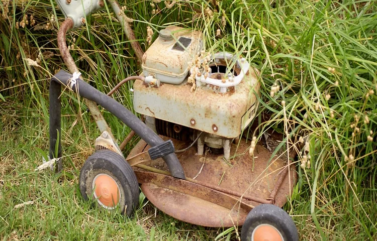 how to scrap a lawn mower