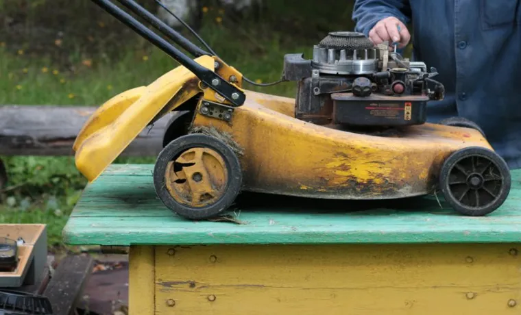 how to tell if lawn mower engine is blown