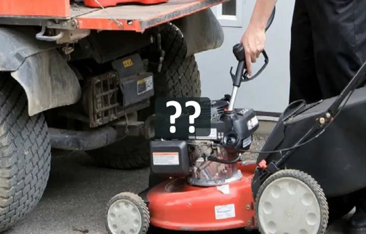 what type of gas goes in a lawn mower