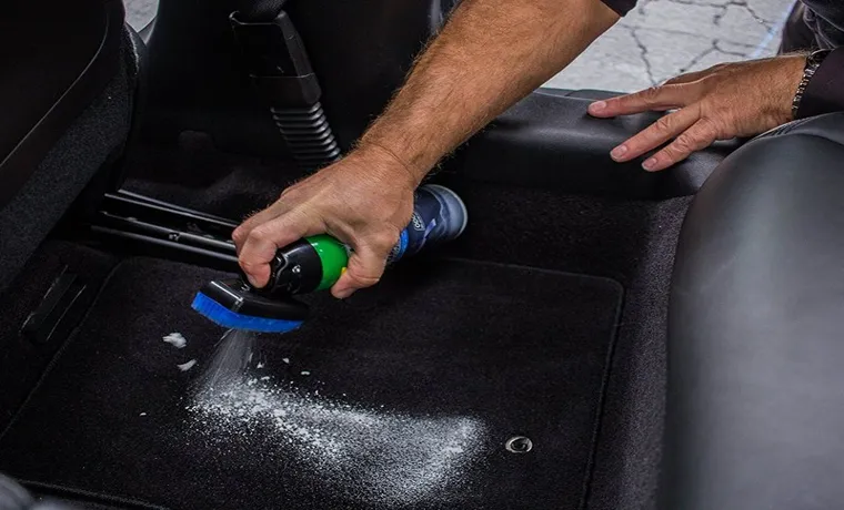 how to clean car carpet with pressure washer