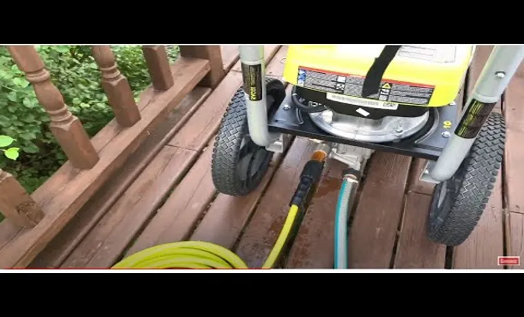 how to hook up pressure washer to hose
