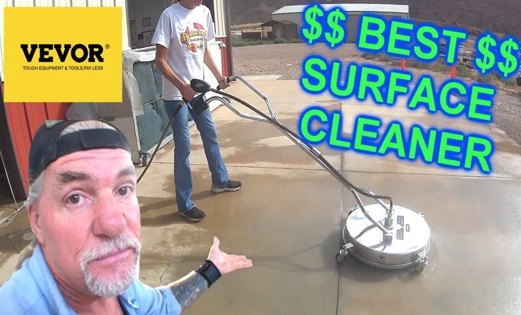 how to make a pressure washer surface cleaner