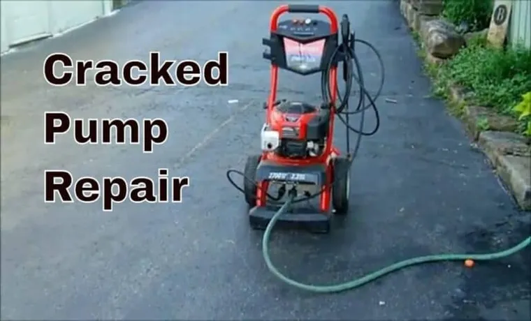 how to remove stuck pressure washer pump