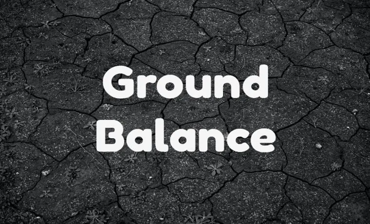 what does ground balance mean on a metal detector