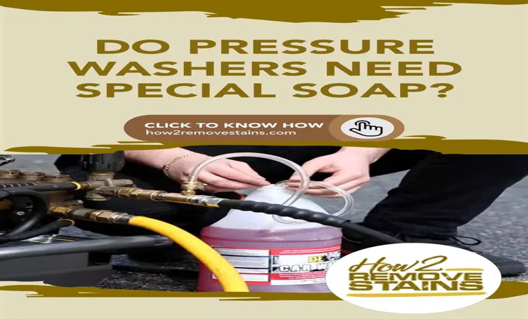 what soap do you use for pressure washer